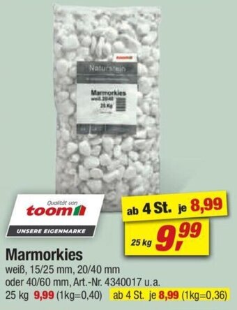 toom Baumarkt Marmorkies 25 kg Angebot