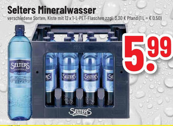 trinkgut Selters Mineralwasser 12*1L Angebot