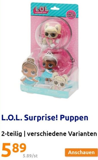 Action L.O.L. Surprise! Puppen 2-teilig Angebot