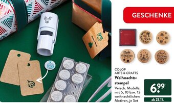 Aldi Süd COLOP ARTS & CRAFTS Weihnachtsstempel Angebot