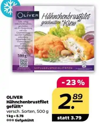 NETTO Oliver Hähnchenbrustfilet gefüllt 500g Angebot