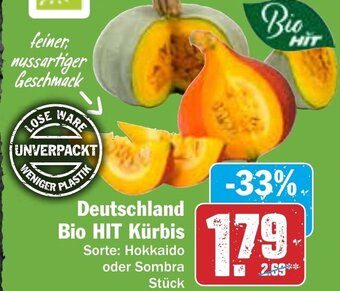 HIT Deutschland Bio HIT Kürbis Angebot