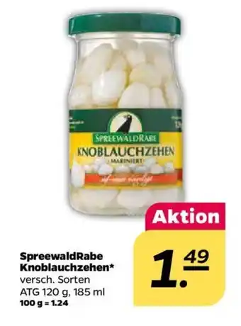 NETTO SpreewaldRabe Knoblauchzehen 185ml Angebot