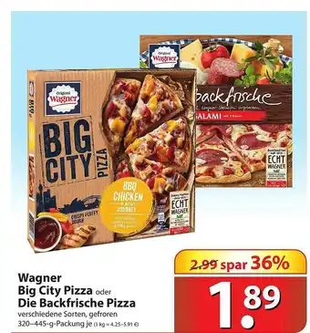 Famila Nord Ost Wagner Big City Pizza Oder Die Backfrische Pizza Angebot