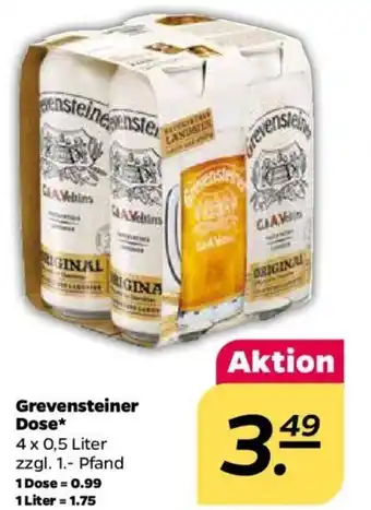 NETTO Grevensteiner Dose 4x0,5L Angebot