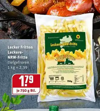 REWE Kaufpark Lecker Fritten Leckere NRW-fritte Angebot