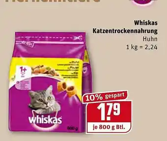 REWE Kaufpark Whiskas Katzentrockennahrung Angebot