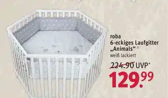 Rossmann Roba 6-eckiges Laufgitter „animals” Angebot