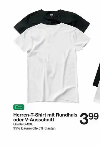 Zeeman Herren-t-shirt Oder V-ausschnitt Angebot