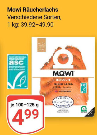 Globus Mowi Räucherlachs 100-125 g Angebot