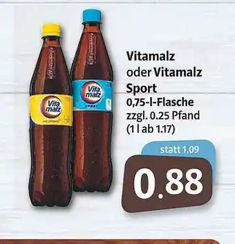 Markant Vitamalz Oder Vitamalz Sport Angebot