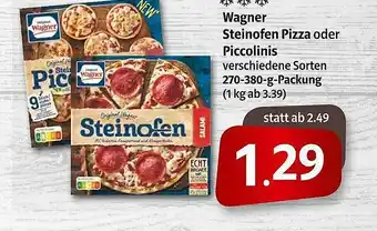 Markant Wagner Steinofen Pizza Oder Piccolinis Angebot