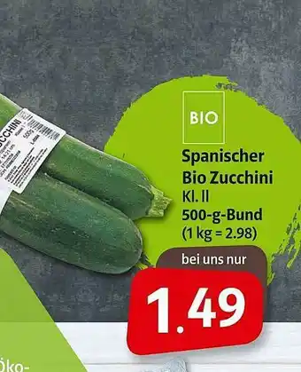 Markant Spanischer Bio Zucchini Angebot