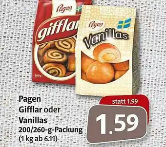 Markant Pagen Gifflar Oder Vanillas Angebot