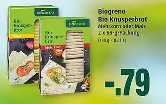 Markant Biogreno Bio Knusperbrot Angebot