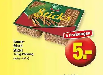 Markant Funny-frisch Sticks Angebot