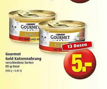 Markant Gourmet Gold Katzennahrung Angebot