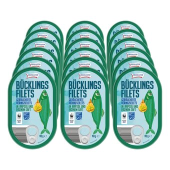 Netto Marken-Discount Dreimaster bücklingsfilet in rapsöl und eigenem saft 190 g abtropfgewicht, 18er pack Angebot