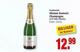 Markant Frenkreich Etienne Dumont Champagne Angebot