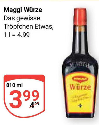 Globus Maggi Würze 810 ml Angebot