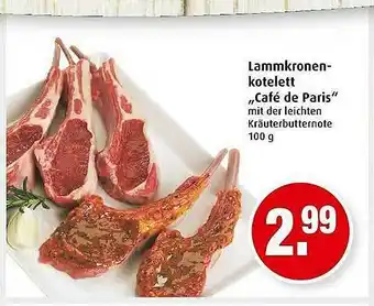 Markant Lammkronen-kotelett „café De Paris” Angebot