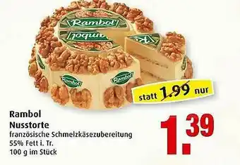 Markant Rambol Nusstorte Angebot