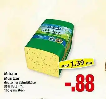 Markant Milram Müritzer Angebot