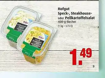 Markant Hofgut Speck- Steakhouse- Oder Pellkartoffelsalat Angebot