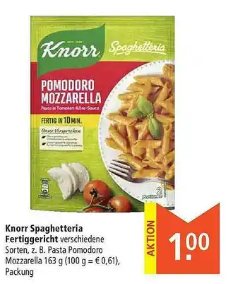 Marktkauf Knorr Spaghetteriea Fertiggericht Angebot