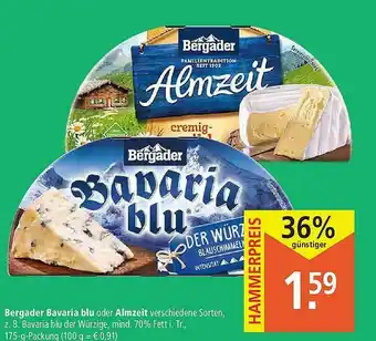 Marktkauf Bergader Bavaria Blu Oder Almzeit Angebot