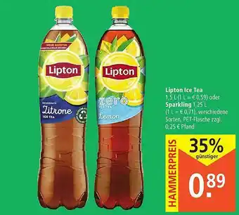 Marktkauf Lipton Ice Tea Oder Sparkling Angebot