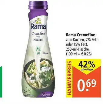 Marktkauf Rama Cremefine Angebot