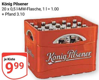 Globus König Pilsener 20x0,5 L Angebot