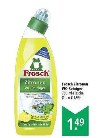 Marktkauf Frosch Zitronen Wc-reiniger Angebot