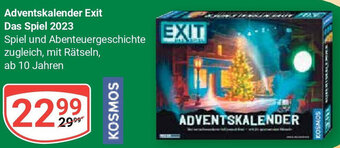 Globus KOSMOS Adventskalender Exit Das Spiel 2023 Angebot