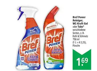 Marktkauf Bref Power Reiniger, Wc-kraft Gel Oder Tabs Angebot