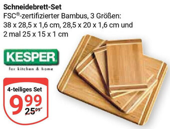 Globus KESPER Schneidebrett-Set Angebot