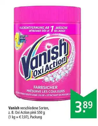 Marktkauf Vanish Verschiedene Sorten Angebot