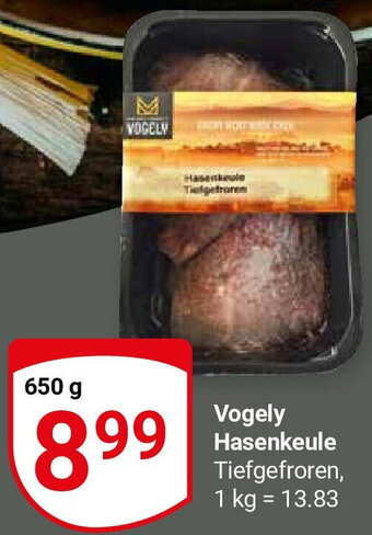 Globus Vogely Hasenkeule 650 g Angebot