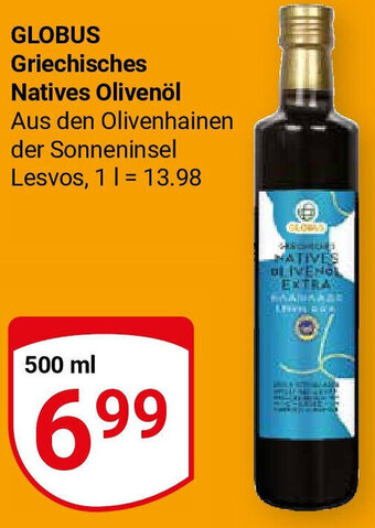 Globus GLOBUS Griechisches Natives Olivenöl 500 ml Angebot