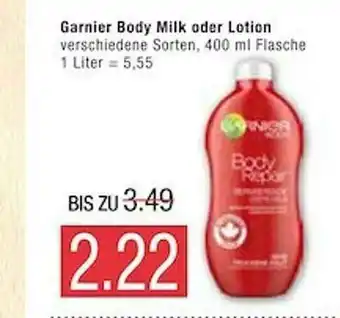 Marktkauf Garnier Body Milk Oder Lotion Angebot