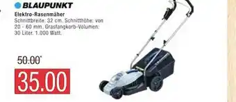 Marktkauf Blaupunkt Elektro-rasenmäher Angebot