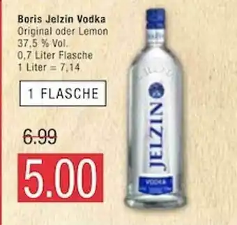 Marktkauf Boris Jelzin Vodka Angebot