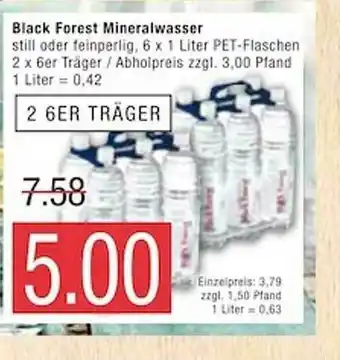 Marktkauf Black Forest Mineralwasser Angebot