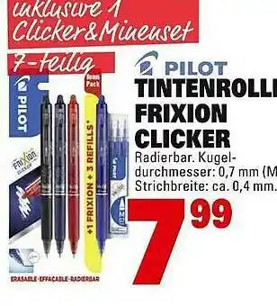 Marktkauf Pilot Tintenroller Frixion Clicker Angebot