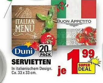 Marktkauf Duni Servietten Angebot