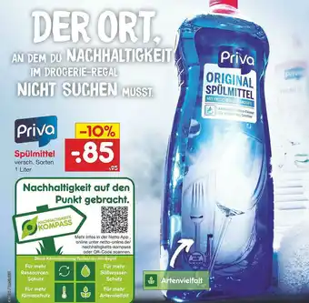 Netto Marken-Discount Priva Spülmittel Angebot