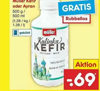 Netto Marken-Discount Müller Kefir Oder Ayran Angebot