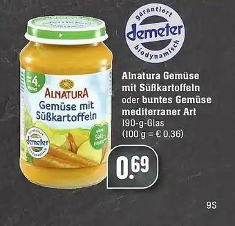 Scheck-in-Center Alnatura Gemüse Mit Süßkartoffeln Oder Buntes Gemüse Mediterraner Art Angebot