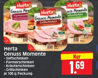 Edeka Herkules Herta Genuss Momente 100g Angebot